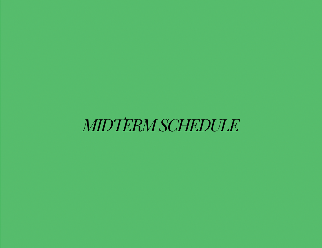 Pascack Valley's 2025 midterm schedule